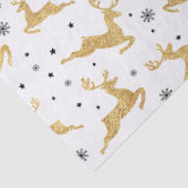 Goldene Rentiere Seidenpapier (Detail)