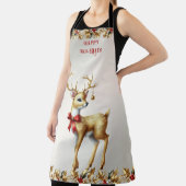 Goldene Rentierferien-Schürze Schürze (InSitu)