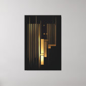 Goldene Resonanz Leinwanddruck (Vorderseite)