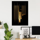 Goldene Resonanz Poster (Heimbüro)