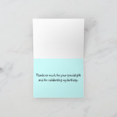 Goldene Retriever danken Ihnen Karten (Innenseite)