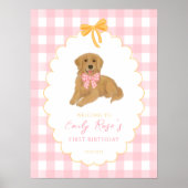 Goldene Retriever Ein goldenes Jahr Geburtstag Wil Poster (Vorne)