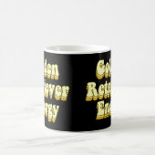 Goldene Retriever Energie Kaffeetasse (Mittel)