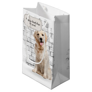 Goldene Retriever Geburtstag Kleine Geschenktüte