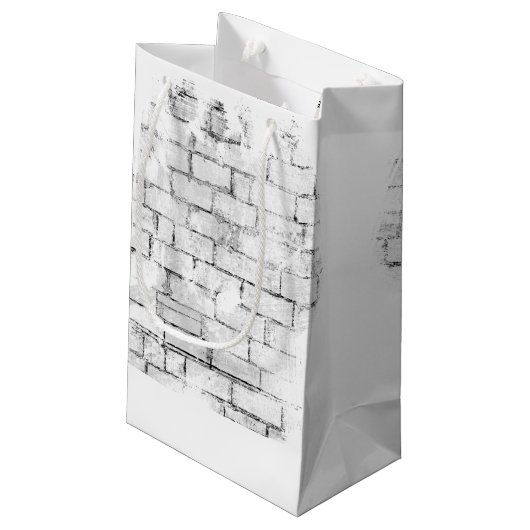 Goldene Retriever Geburtstag Kleine Geschenktüte (Rückseite Schrägansicht)