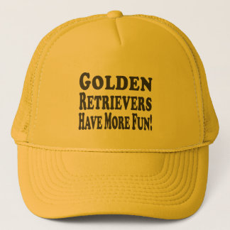 Goldene Retriever haben mehr Spaß! Truckerkappe