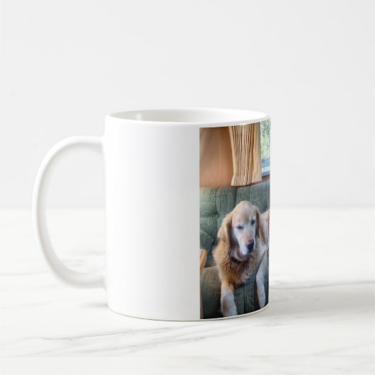 Goldene Retriever Kaffeetasse (Links)