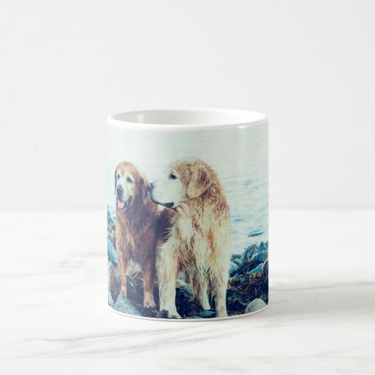 Goldene Retriever Kaffeetasse (Mittel)