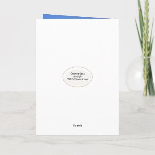 Goldene Retriever Karte (Rückseite)