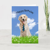 Goldene Retriever Karte (Vorderseite)