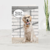 Goldene Retriever Karte (Vorderseite)