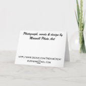 Goldene Retriever-Karte der Mutter Karte (Rückseite)