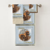 Goldene Retriever Kunst Badhandtuch Set (Insitu)