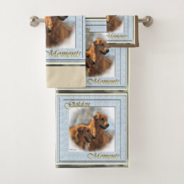 Goldene Retriever Kunst Badhandtuch Set