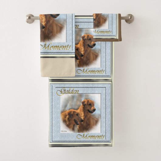 Goldene Retriever Kunst Badhandtuch Set (Insitu)
