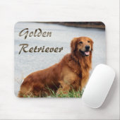 Goldene Retriever Kunst Mousepad (Mit Mouse)