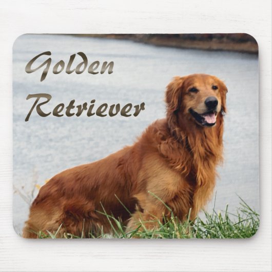 Goldene Retriever Kunst Mousepad (Vorne)