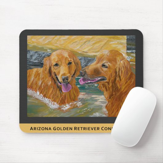 Goldene Retriever lustiges Mousepad (Mit Mouse)
