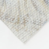 Goldene Retriever-Malerei Fleecedecke (Ecke)