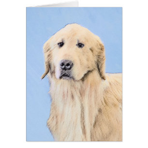 Goldene Retriever Malerei - Niedliche Original Dog