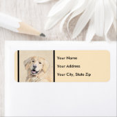 Goldene Retriever Malerei - Niedliche Original Dog (Insitu)