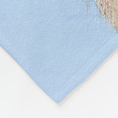 Goldene Retriever Malerei - Niedliche Original Dog Fleecedecke (Ecke)