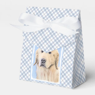 Goldene Retriever Malerei - Niedliche Original Dog Geschenkschachtel