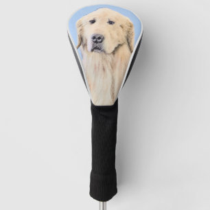 Goldene Retriever Malerei - Niedliche Original Dog Golf Headcover