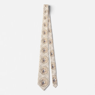 Goldene Retriever Malerei - Niedliche Original Dog Krawatte