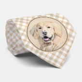 Goldene Retriever Malerei - Niedliche Original Dog Krawatte (Gerollt)