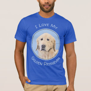 Goldene Retriever Malerei - Niedliche Original Dog T-Shirt