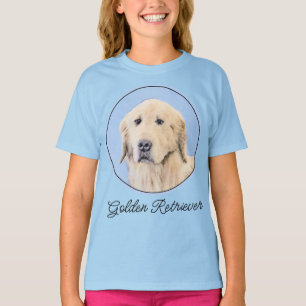 Goldene Retriever Malerei - Niedliche Original Dog T-Shirt