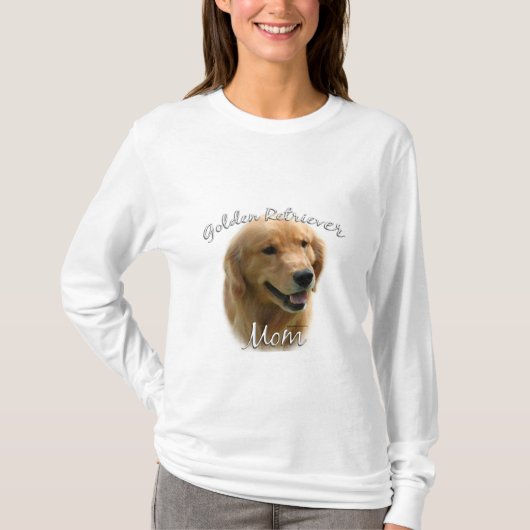 Goldene Retriever Mama 2 T-Shirt (Vorderseite)