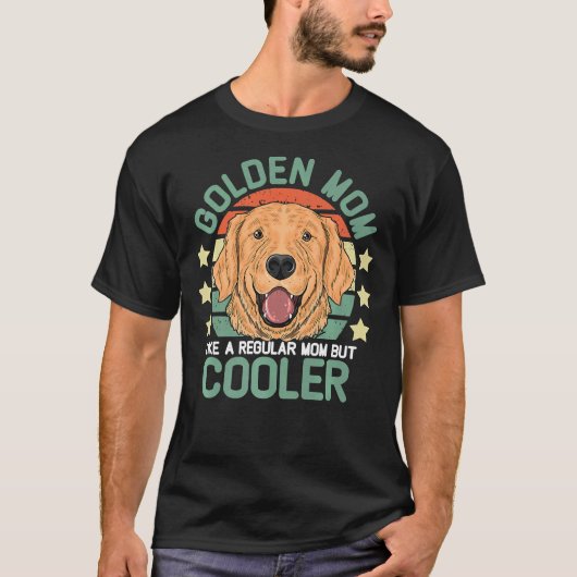 Goldene Retriever Mama für Frauen Muttertier T-Shirt (Vorderseite)