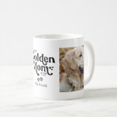 Goldene Retriever Mama Goldene Mama 2 Foto Kaffeetasse (VorderseiteRechts)