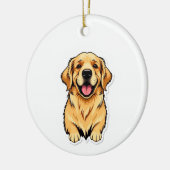Goldene Retriever Ornament (Links)