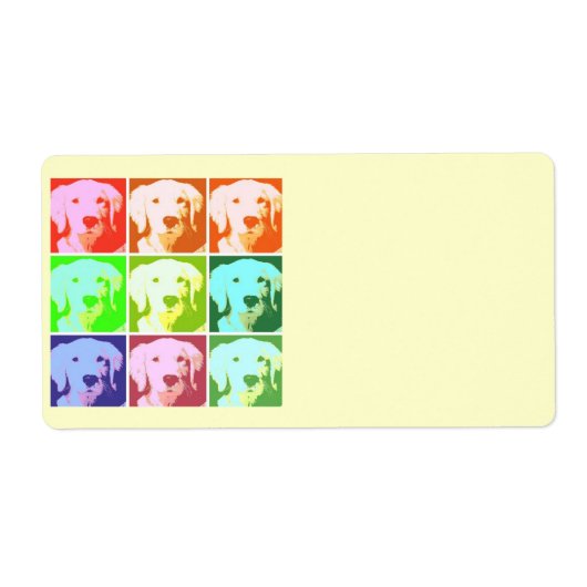 Goldene Retriever Pop Art (Vorne)