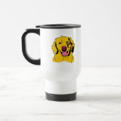 Goldene Retriever Pop Art Reisebecher (Links)