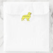 Goldene Retriever Sticker gut als Gold (Tasche)