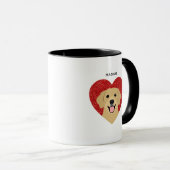 Goldene Retriever-Tasse Tasse (VorderseiteRechts)