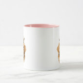 Goldene Retriever-Tasse Tasse (Zentrum)