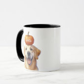 Goldene Retriever-Tasse Tasse (Vorderseite Links)