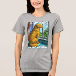 Goldene Retriever Tri-Blend Shirt