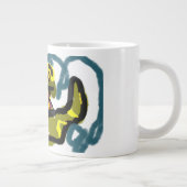 Goldene Retriever und Frühjahr Jumbo-Tasse (Rechts)