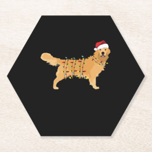 Goldene Retriever Weihnachtsfeiertage Essenziell Untersetzer