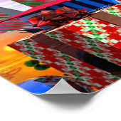 Goldene Retriever Weihnachtsüberraschung Poster (Ecke)