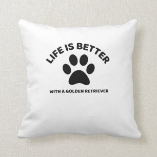 Goldene Retrivierbarkeit Kissen