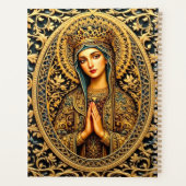 Goldene Reverenz Jungfrau Mary Planer (Rückseite)