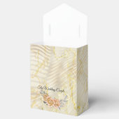 Goldene Rippeleffekte und Rose Geschenkschachtel (Geöffnet)