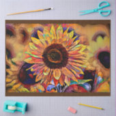 Goldene Rodelbahn mit Aussicht Seidenpapier (Basteln)